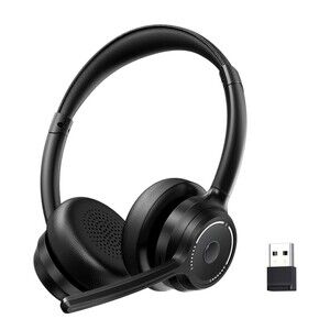 Gixxted KH109M Wireless Headset with Mic for Work, Bluetooth Headset